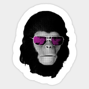 Cool monkey Cornelius in shades Sticker